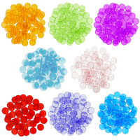 Jeton en plastique transparent 500 à puce de comptage Marqueurs de bingo clairs à 8 couleurs pour enfants Mathématiques pour joueurs de bingo
