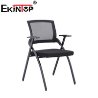 Chaises d'école d'occasion Ekintop en promotion – Chaise d'étudiant avec tablette d'écriture pliable