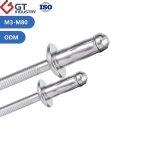 Rivets à tête bombée Hemlok Hem-luk en acier inoxydable SS304 SS316 SS316L 1/8 3/16 5/16 5/32 201 304 316 316L 3,2 mm 4,8 mm 5 mm - Product Image 4