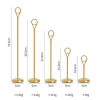 Support de nom en métal doré pour banquets de mariage, cercle imprimé 3 couleurs, en acier inoxydable, pour numéros de table de restaurant – Fournitures hôtelières de luxe
