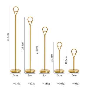 Forniture di Lusso <span class=keywords><strong>per</strong></span> Hotel, Porta-Nome in Metallo Dorato <span class=keywords><strong>per</strong></span> Banchetti Nuziali, Porta-Numero da <span class=keywords><strong>Tavolo</strong></span> in Acciaio Inox con Stampa a 3 Colori <span class=keywords><strong>per</strong></span> Ristoranti - Product Image 4