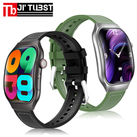 Reloj Inteligente H7 2.01 con Pantalla Curva IPS, Múltiples Esferas, Resistente al Agua, Monitor de Sueño, Reloj Deportivo Inteligente con Correa Moderna