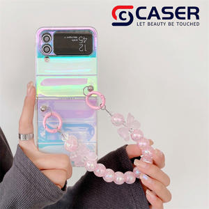 Vente chaude éblouissant dégradé papillon Laser conception PC <span class=keywords><strong>coque</strong></span> de téléphone portable dur pour Samsung <span class=keywords><strong>Zflip</strong></span> 3/4 étui de téléphone portable populaire - Product Image 3