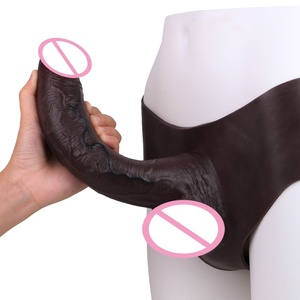 Ultra Penis Sleeve Pants <b>for</b> <b>Men</b> Delay Ejaculation Male Strapon Cock Extender Reusable Condom Sex <b>Toy</b> - Product Image 2