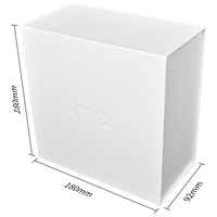 Boîte cadeau magnétique de luxe en carton, double couche, rigide, avec finitions brillantes et mates, recyclable, pour soins de la peau, cosmétiques, appareils de tatouage