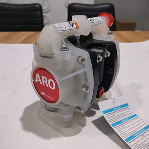 Pompe à diaphragme pneumatique compacte <span class=keywords><strong>ARO</strong></span> PD01P-HKS-KTT-A |   Port de 1/4 pouce |   Débit élevé 5,3 GPM |   Conception durable en PTFE |   Qualité alimentaire |   OEM - Product Image 3