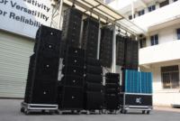 CVR 1200W double 18 pouces intérieur système de basses actives extérieur Line Array haut-parleurs de subwoofer passifs