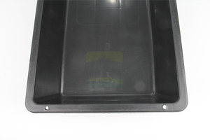 Nouvelle Abreuvoir pour Moutons <span class=keywords><strong>de</strong></span> 1 Mètre, Noir, Robuste, Résistant aux UV, en PP, pour l'Élevage en Pâturage - Product Image 2