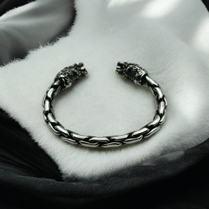 สร้อยข้อมือมังกรอ้วนสำหรับผู้ชายสัตว์ในตำนานทำด้วยมือ925เครื่องประดับเงินสเตอร์ลิงสีดำโรเดียมชุบได้รับการรับรองนอร์ส - Product Image 3