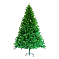 Vente en gros d'usine, arbre de Noël artificiel extérieur de grande taille en PVC/PE moderne, personnalisé, de haute qualité, avec lumières LED