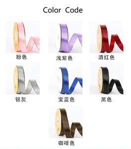 Luxury 1.8CM * 50Y Giấy Gói Hoa Màu Rắn Tươi Sáng Với Đường Viền Vàng - Product Image 6