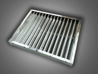 Filtre à graisse de hotte de cuisine en acier inoxydable/filtres à huile d'échappement de cuisine commerciale