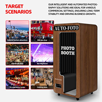 Mesin Foto Booth Korea All-in-one dengan Printer, Selfie, DSLR, Casing Vintage, Mesin Vending, PhotoBooth Remote, Teknologi Tinggi, Pemasok Perlengkapan Pesta