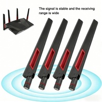 Antenne double bande SW-402 à gain élevé 12dBi 2.4G/5G/5.8G, antenne Wi-Fi LTE, antenne omnidirectionnelle en caoutchouc, MALE/RP MALE