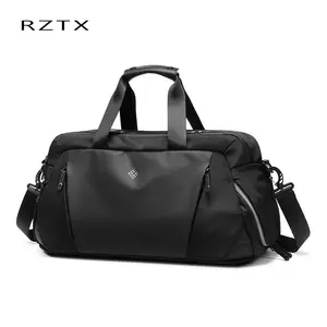 Custom Logo Luxury Sport Gym Duffle Bag Large Waterproof Travel Bag for Women and Men Cute Style Black Color