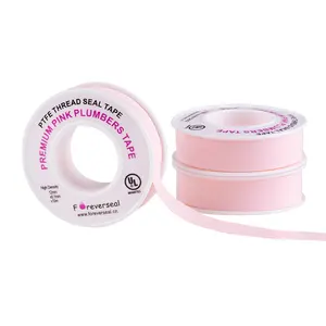 China supplier High Quality Pink color PTFE Tape customized Water Pipe Thread Sealing Tape for waterproof plubming