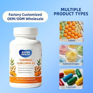 Curcuma à haute puissance, 60 capsules de suppléments, soutient la santé antioxydante naturelle - Product Image 4