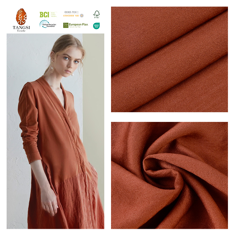 Hot Selling 89%Viscose 11%polyester Fabric Woven for Lady's Dress for Indonesia Market