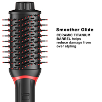 Lisseur de cheveux ionique 5 en 1 1200W, sèche-cheveux, diffuseur, peigne électrique, brosse de massage pour hôtels, utilisation en extérieur, camping-car, modèle d'usine Golden