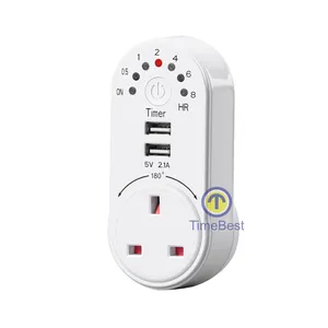 Manufacturer Supply UK Double USB Charger Plug Socket