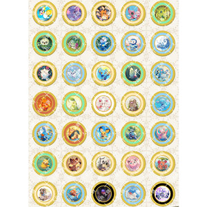 MS Wholesale Ensemble de pièces de monnaie en métal Pokémon de haute qualité <span class=keywords><strong>Pikachu</strong></span> Eevee, Boîte mystère exquise et avancée sur le thème du dessin animé, Boîte de boosters de cartes Fan Art - Product Image 2