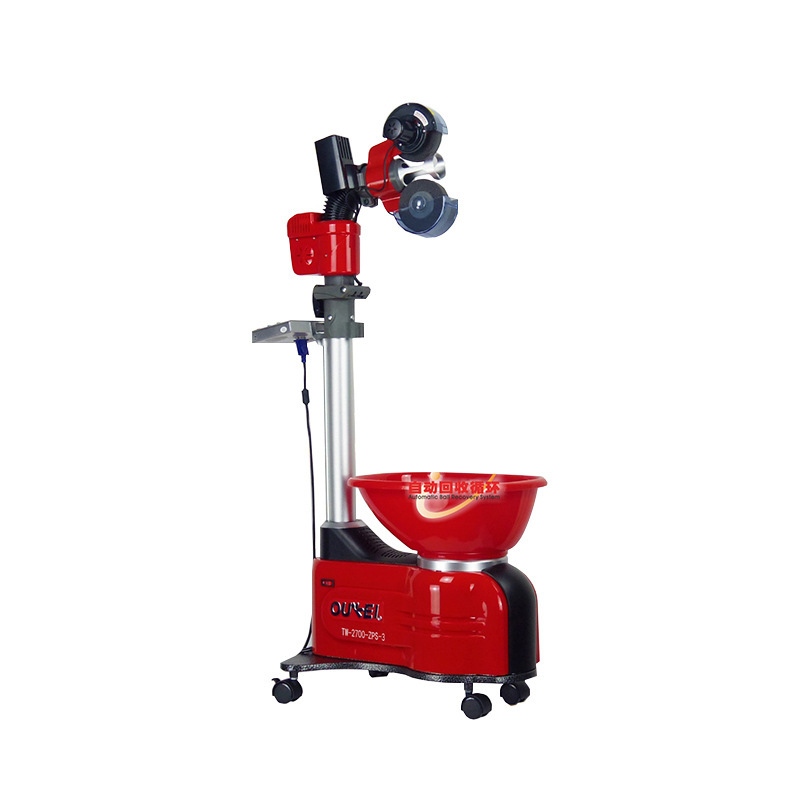 Oukel Table Tennis Serving Machine ZPS-3 Floor Standing Automatic Ball Feeder For Training Home Use