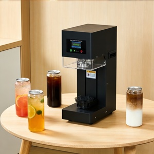 Máquina Automática para Sellar Latas de Plástico para Bebidas con Tapas de <span class=keywords><strong>Papel</strong></span> de <span class=keywords><strong>Aluminio</strong></span>, Adecuada para el Envasado en Tiendas de Té de Burbujas - Product Image 3