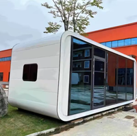 Apple Cabin Glass House Home Stay avec une salle de bain Mini cabine luxueuse avec design détachable
