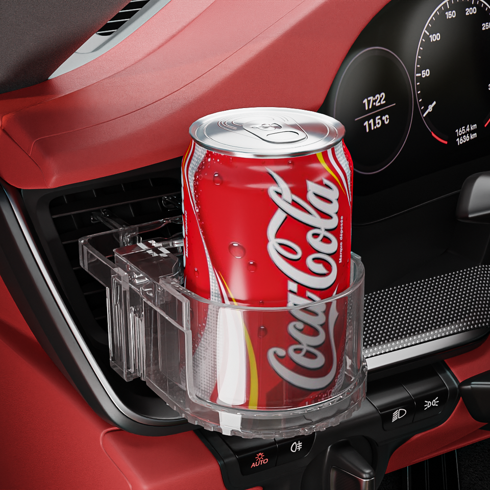 Carfu AC-2175 Universal Car Drink Holder - Durable Plastic Interior Kits