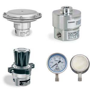 TESCOM High Flow Gegendruck regler 26-2700 Edelstahl EMERSON Druck minder ventil mit chinesischem Manometer - Product Image 6