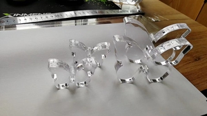 Service de découpe de feuilles de plastique transparentes en forme de papillon en acrylique, design personnalisé, avec montage facile - Product Image 4