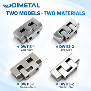 DIMETAL DW113 Industrielles Schrankscharnier Abnehmbares Scharnier für Elektrische Schalttafel Verteilerkasten - Product Image 2