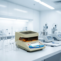 Analyseur d'humidité halogène pour céréales et sols avec balance et interface RS232 – Équipement de laboratoire pour noix et grains