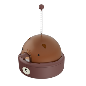 Sızdırmaz İnteraktif Evcil Hayvan Besleyici, Eğitim ve Sıkıntı Giderici için ABS Malzemeli Sesli Oyuncak Tasarımı - Product Image 1