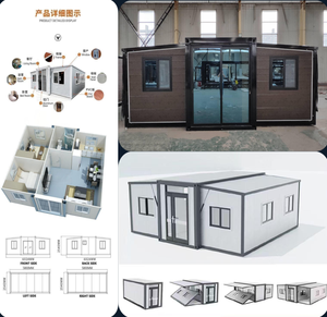Casa Móvil Prefabricada, Expandible, Transpirable, de Panel Sándwich, Diseño Moderno, Plegable, Tipo Contenedor, Oficina Modular - Product Image 4