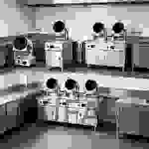 Machine à frire automatique en acier inoxydable 304, <span class=keywords><strong>robot</strong></span> de cuisson rotatif à gaz ou électrique pour restaurant, riz frit et nouilles - Product Image 2