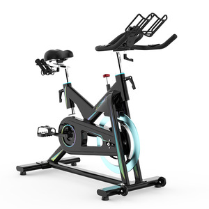 Vélo d'exercice magnétique vertical pour intérieur, cycle de fitness avec résistance réglable et panier pour entraînement à domicile - Product Image 1