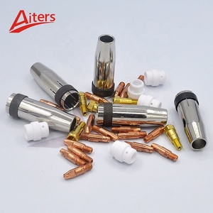 <span class=keywords><strong>24KD</strong></span> Hàn Torch 35 Cái <span class=keywords><strong>Gas</strong></span> Vòi Khuếch Tán Khí Và Tiếp Xúc Tip Chủ M6x28mm Liên Hệ Mẹo Cho MIG Máy Hàn - Product Image 2