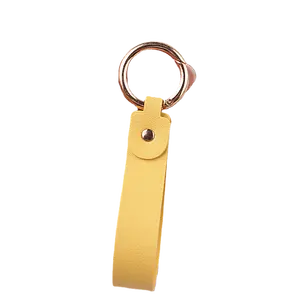Cartone animato in tinta unita corda in pelle sintetica portachiavi accessori per auto anello regalo ciondolo cordino