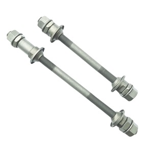 Ejes de tambor de flores para bicicleta, eje sólido de cambio delantero izquierdo \ delantero derecho, eje de rueda de bicicleta, piezas de repuesto, eje sólido para bicicleta de montaña - Product Image 1