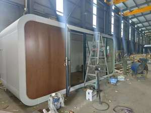 منزل حاويات متنقل من ألواح الساندويتش الفولاذية للبيوت المحمية من آبل، قابل للتهوية - Product Image 3