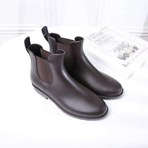 Fabricant Fournir Des Femmes Élégantes <span class=keywords><strong>Chelsea</strong></span> Bottes de Neige Bottes de Pluie Haute Cheville <span class=keywords><strong>Talon</strong></span> Plat Bottes Wellington - Product Image 3