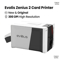 Taille compacte. Impression de cartes professionnelles. Imprimante de cartes Zenius 2, jusqu'à 180 cartes/heure, impression recto simple, bord à bord