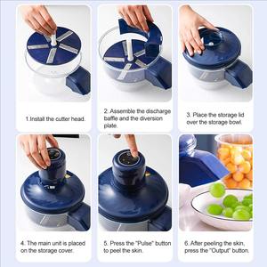 Máquina Elétrica Automática de Descascar Frutas Pequenas como Ameixa e Alho, Descascador de Uva para Cozinha Doméstica, Venda Quente 2025 - Product Image 6