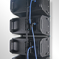 Juego de Audio HA2 Professional Active Line Array para madera, gran conferencia, escenario al aire libre, sistema de rendimiento de boda, altavoces