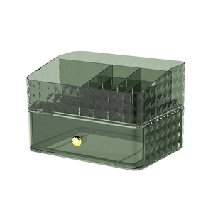 Yimijia Cosmetic Storage Box Large Capacity Desktop Organizer <b>With</b> <b>Drawers</b> For Makeup Skincare Lipstick Storage - Product Image 5