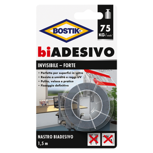 CINTA DE DOBLE CARA 'INVISIBLE' BOSTIK 19 mm x 1,5 m - Product Image 2