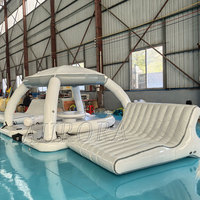 Plateforme flottante gonflable à prix d'usine, quai, île, équipement aquatique