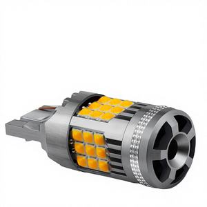 Bombilla LED Amarilla de 28W para Señal de Giro, 36 LEDs, Bombilla de Reversa 1157 7443 7440 3157 BA15S BAY15D, Luz de Freno Anti-Hyperflash, Nueva - Product Image 4