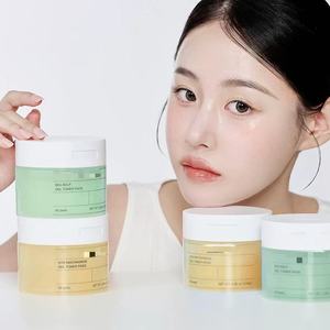 Tampons de coton hydratants et éclaircissants pour le visage, pré-maquillage, anti-acné, en pot, de Corée, avec gel tonifiant Biod - Product Image 3
